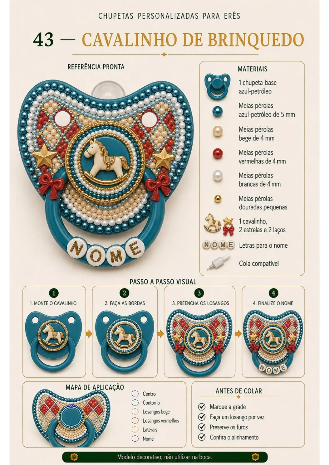 Página de gabarito visual de chupeta para Erê — imagem 7