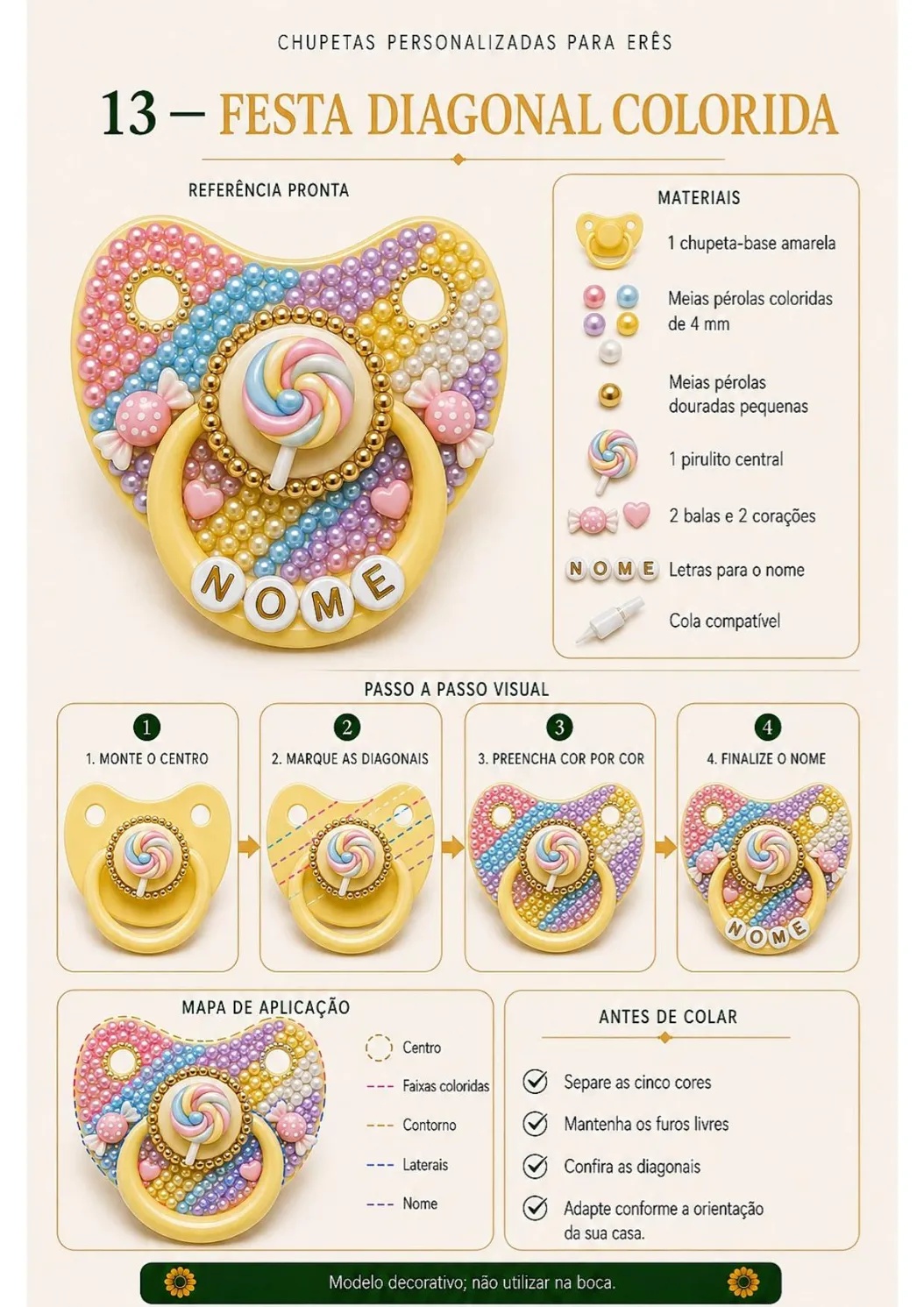 Página de gabarito visual de chupeta para Erê — imagem 3