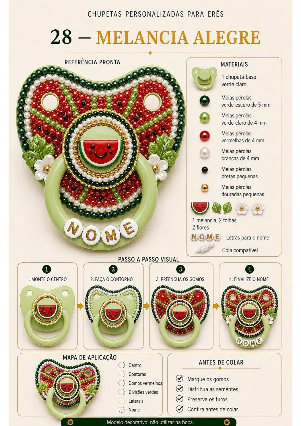 Página de gabarito visual de chupeta para Erê — imagem 6